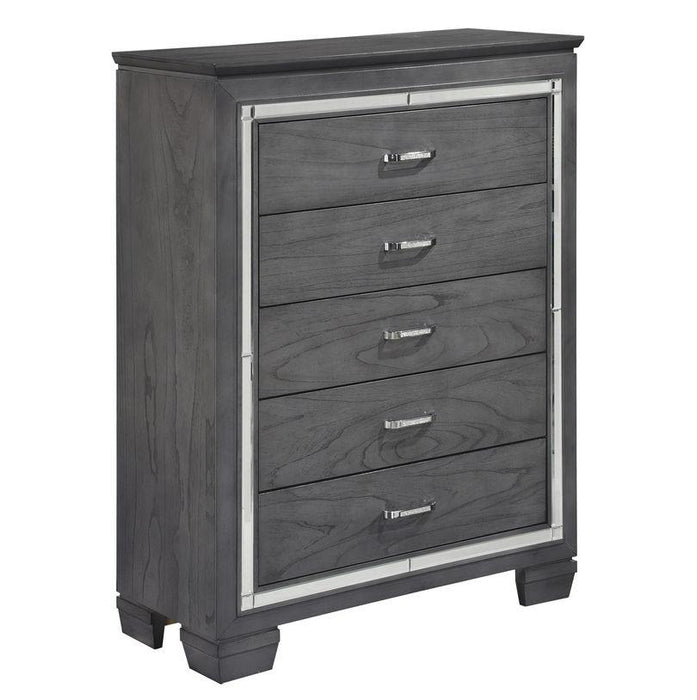 Allura Chest in Gray 1916GY-9 - VIP FURNITURE (NJ)