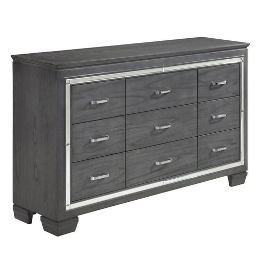 Allura Dresser in Gray 1916GY-5 - VIP FURNITURE (NJ)