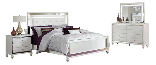 Alonza Queen LED Panel Bed 1845LED-1 - VIP FURNITURE (NJ)