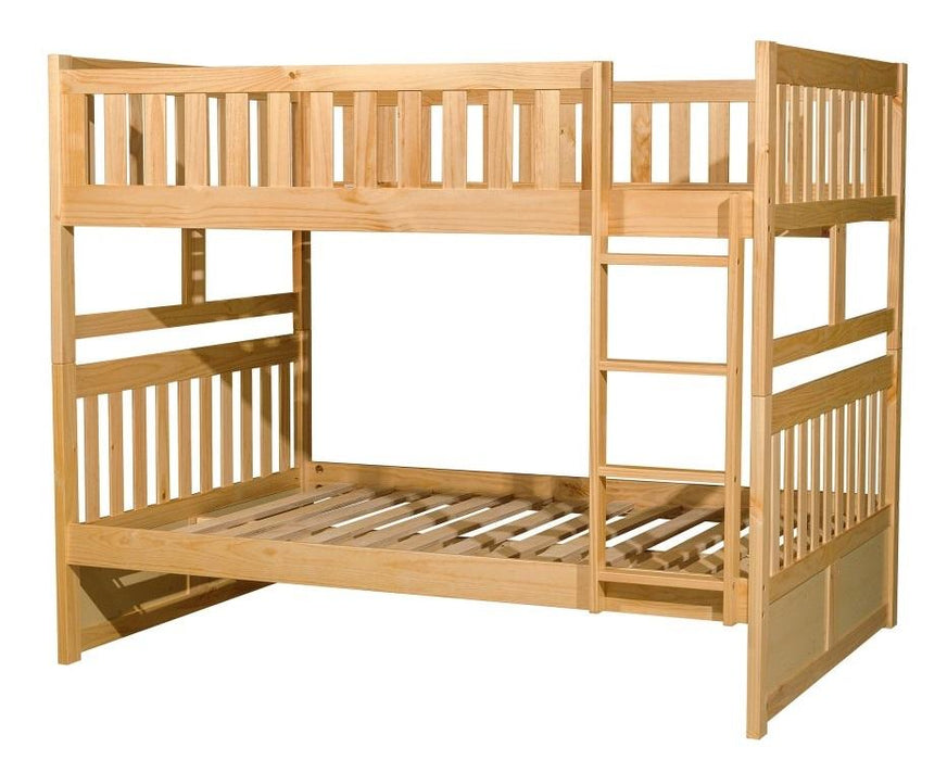 Bartly Full/Full Bunk Bed in Natural B2043FF-1* - VIP FURNITURE (NJ)