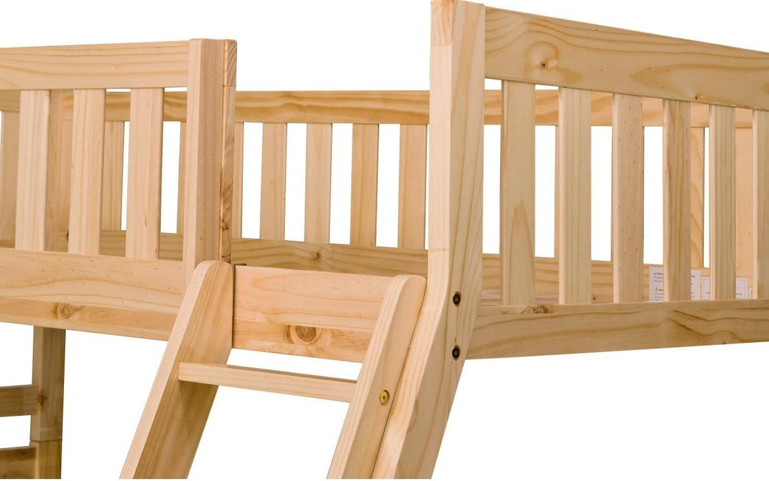 Bartly Twin/Full Bunk Bed in Natural B2043TF-1* - VIP FURNITURE (NJ)