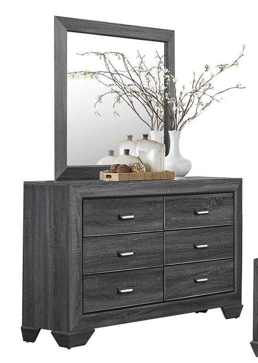 Beechnut 6 Drawer Dresser in Gray 1904GY-5 - VIP FURNITURE (NJ)