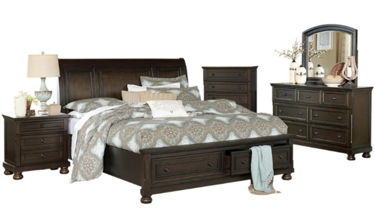 Begonia Queen Platform Bed in Gray 1718GY-1* - VIP FURNITURE (NJ)