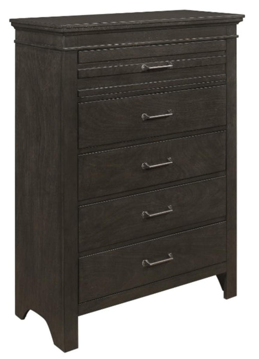 Blaire Farm Chest in Saddle Brown Wood 1675-9 - VIP FURNITURE (NJ)