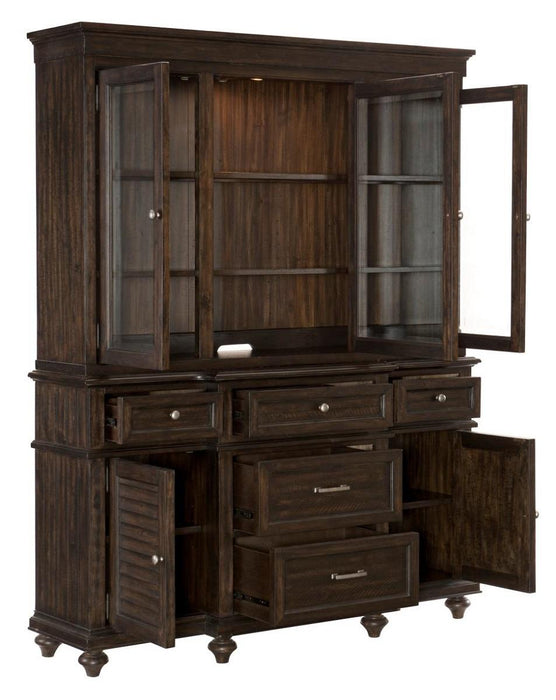 Cardano Buffet & Hutch in Charcoal 1689-50* - VIP FURNITURE (NJ)