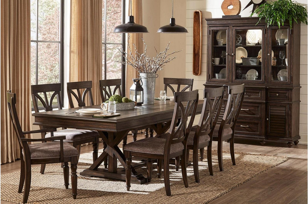 Cardano Dining Table in Charcoal 1689-96* - VIP FURNITURE (NJ)