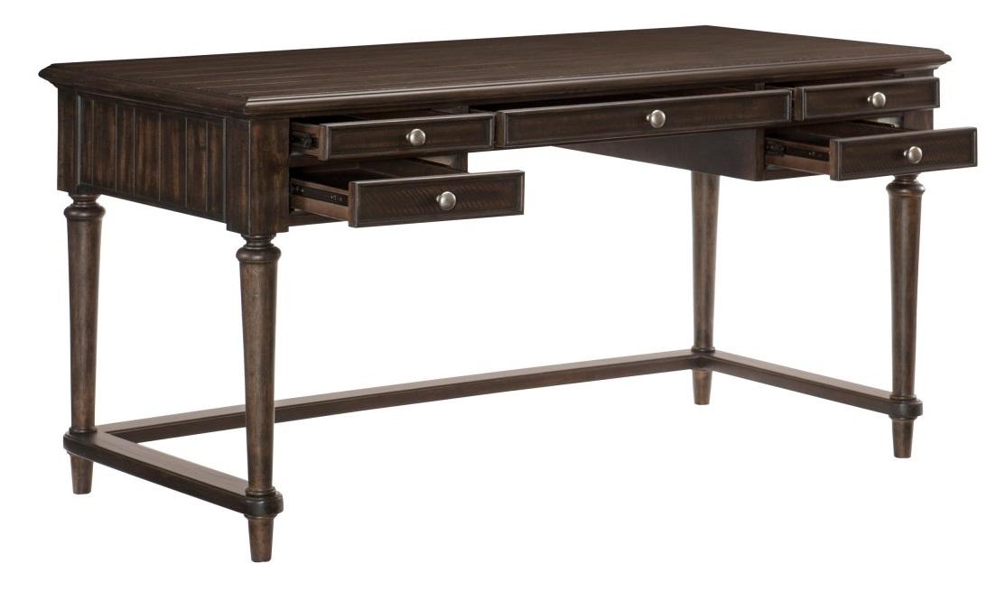 Cardano Writing Desk w/ 3 Working Drawers in Charcoal 1689-16 - VIP FURNITURE (NJ)
