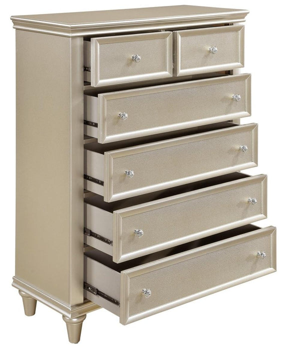 Celandine 6 Drawer Chest in Silver 1928-9 - VIP FURNITURE (NJ)