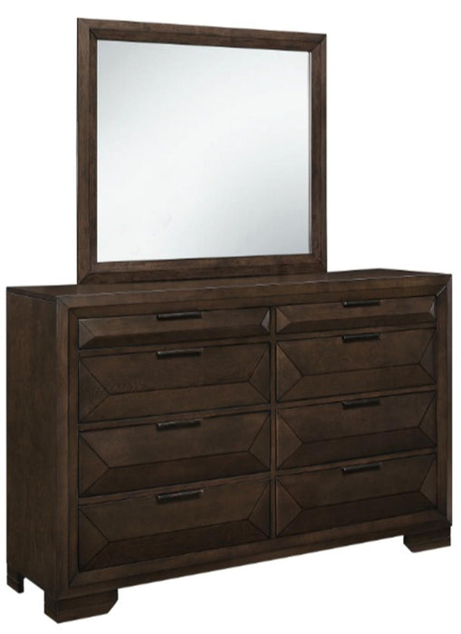Chesky Mirror in Warm Espresso 1753-6 - VIP FURNITURE (NJ)