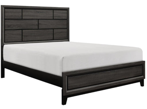Davi Queen Panel Bed in Gray 1645-1* - VIP FURNITURE (NJ)