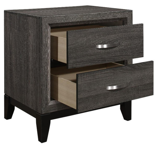 Davi Nightstand in Gray 1645-4 - VIP FURNITURE (NJ)