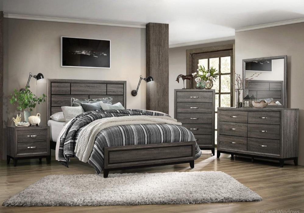 Davi Dresser in Gray 1645-5 - VIP FURNITURE (NJ)