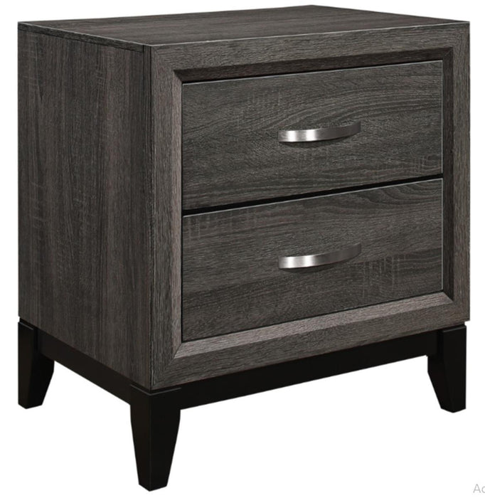 Davi Nightstand in Gray 1645-4 - VIP FURNITURE (NJ)