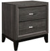 Davi Nightstand in Gray 1645-4 - VIP FURNITURE (NJ)