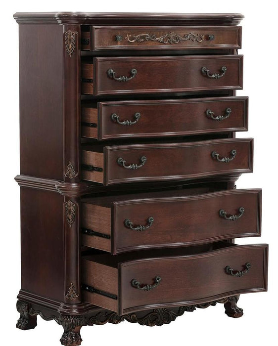 Deryn Park 6 Drawer Chest in Cherry 2243-9 - VIP FURNITURE (NJ)