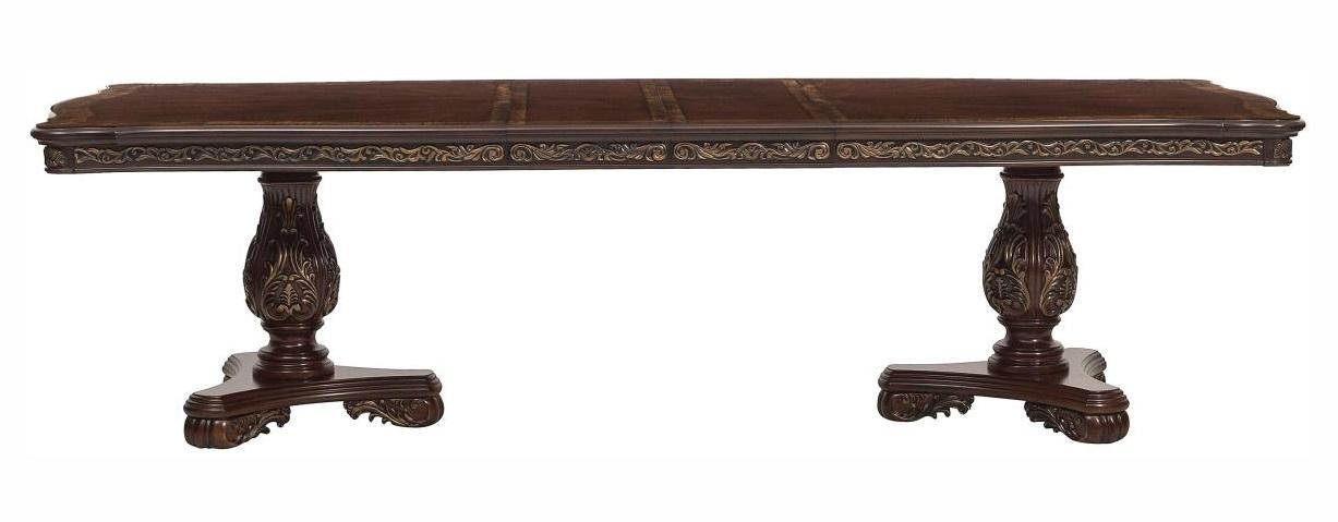 Deryn Park Dining Table in Dark Cherry 2243-114* - VIP FURNITURE (NJ)