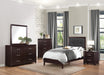 Edina Twin Panel Bed in Espresso-Hinted Cherry 2145T-1 - VIP FURNITURE (NJ)