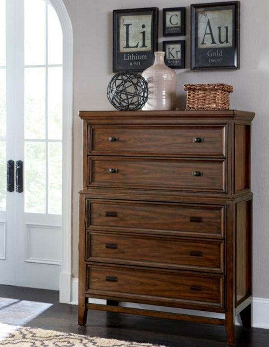 Frazier Chest in Dark Cherry 1649-9 - VIP FURNITURE (NJ)