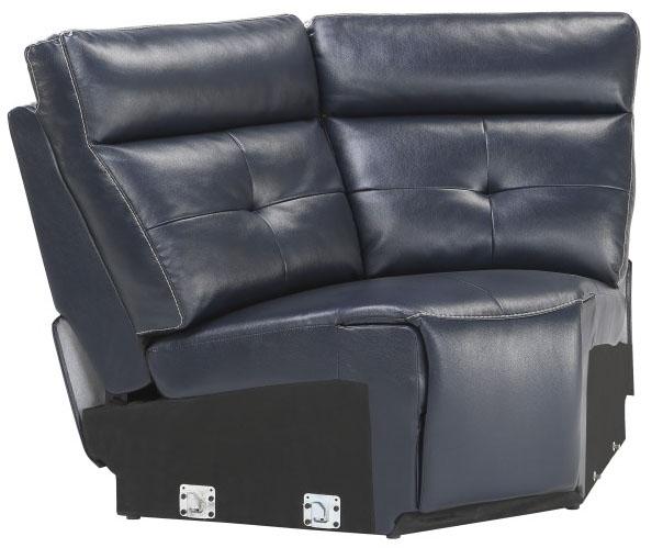 Avenue Corner Seat in Navy 9469NVB-CR - VIP FURNITURE (NJ)