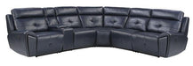 Avenue Armless Chair in Navy 9469NVB-AC - VIP FURNITURE (NJ)