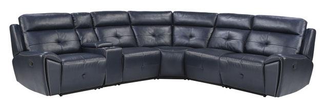 Avenue Armless Chair in Navy 9469NVB-AC - VIP FURNITURE (NJ)