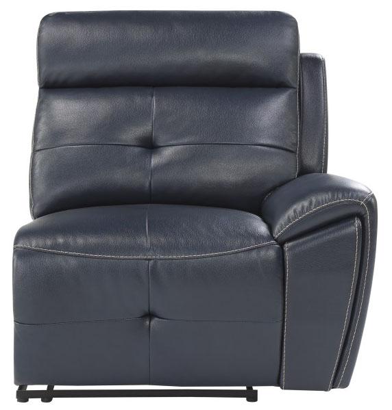 Avenue Right Side Reclining Chair in Navy 9469NVB-RR - VIP FURNITURE (NJ)