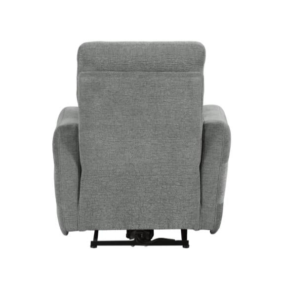 Edition Power Lay Flat Reclining Chair in Dove Grey 9804DV-1PWH - VIP FURNITURE (NJ)