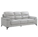 Mischa Sofa in Silver Gray 9514SVE-3 - VIP FURNITURE (NJ)