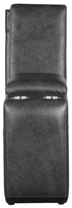 Putnam Console with Receptacles and USB Port in Gray 9405GY-CN - VIP FURNITURE (NJ)