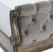 Rachelle Queen Sleigh Bed in Weathered Pecan 1693-1* - VIP FURNITURE (NJ)