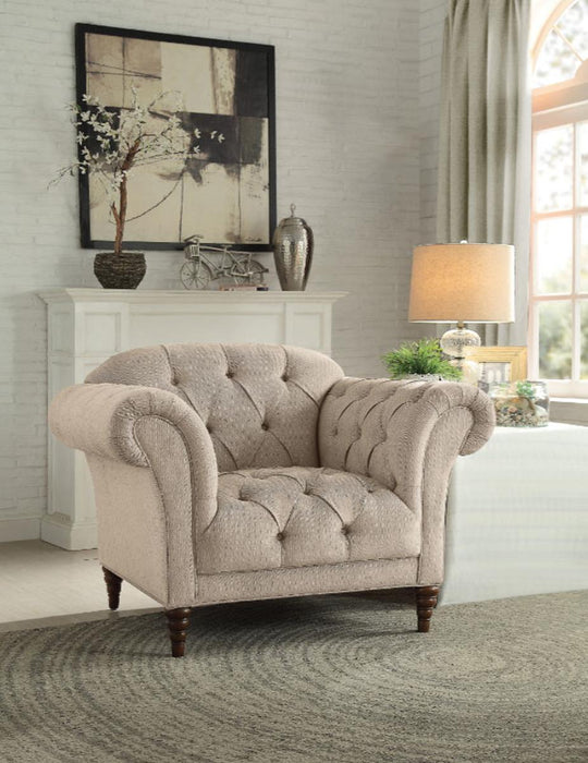 St. Claire Chair in Brown 8469-1 - VIP FURNITURE (NJ)