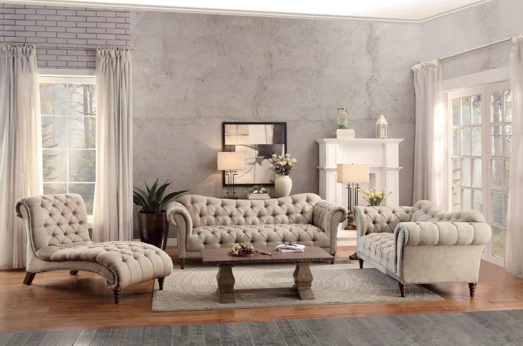 St. Claire Sofa in Brown 8469-3 - VIP FURNITURE (NJ)