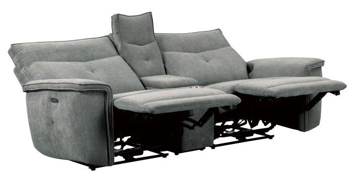 Tesoro Power Double Reclining Loveseat in Dark Gray 9509DG-2CNPWH* - VIP FURNITURE (NJ)