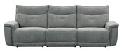 Tesoro Power Double Reclining Sofa w/ Power Headrests in Dark Gray 9509DG-3PWH* image