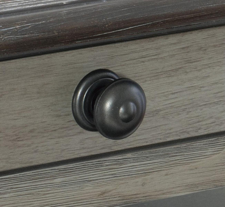 Granby Counter Height Dining Table in Coffee and Antique Gray 5627GY-36* - VIP FURNITURE (NJ)