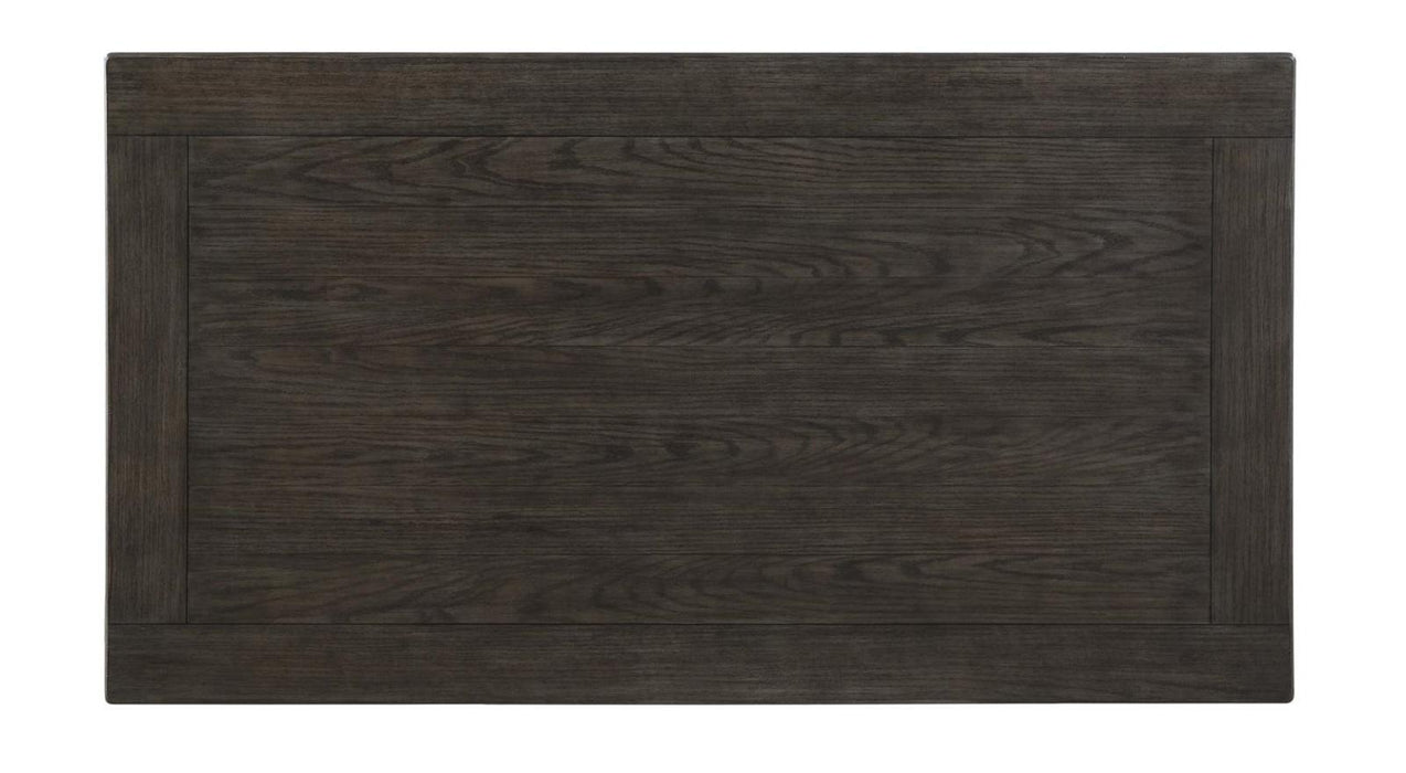 Granby Dining Table in White & Brown 5627NW-72 - VIP FURNITURE (NJ)