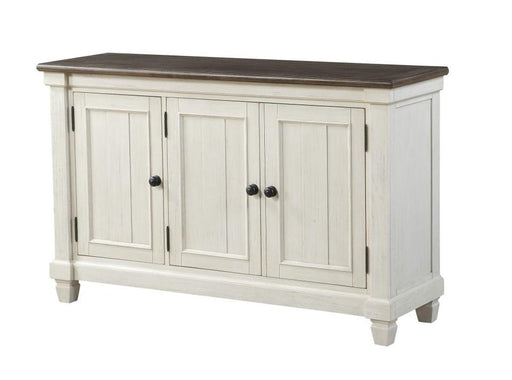 Granby Server in White & Brown 5627NW-40 - VIP FURNITURE (NJ)