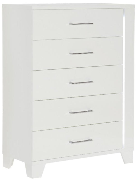 Kerren Chest in White 1678W-9 - VIP FURNITURE (NJ)
