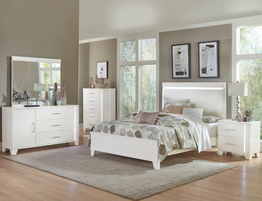 Kerren Chest in White 1678W-9 - VIP FURNITURE (NJ)