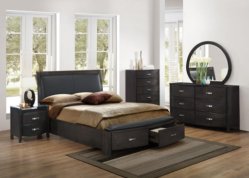 Lyric 5 Drawer Chest in Brownish Gray 1737NGY-9 - VIP FURNITURE (NJ)
