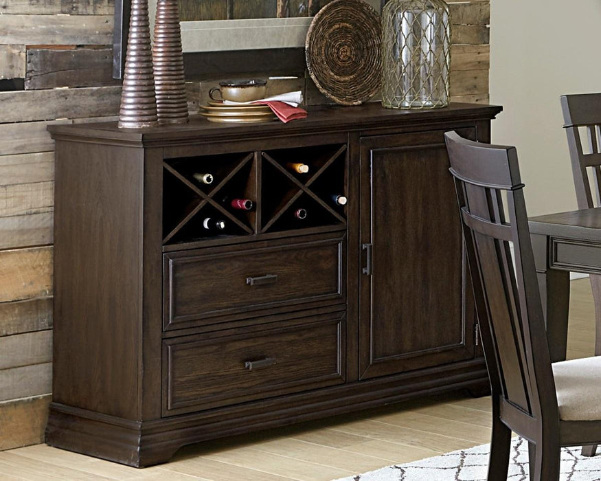Makah Server in Dark Brown 5496-40 - VIP FURNITURE (NJ)