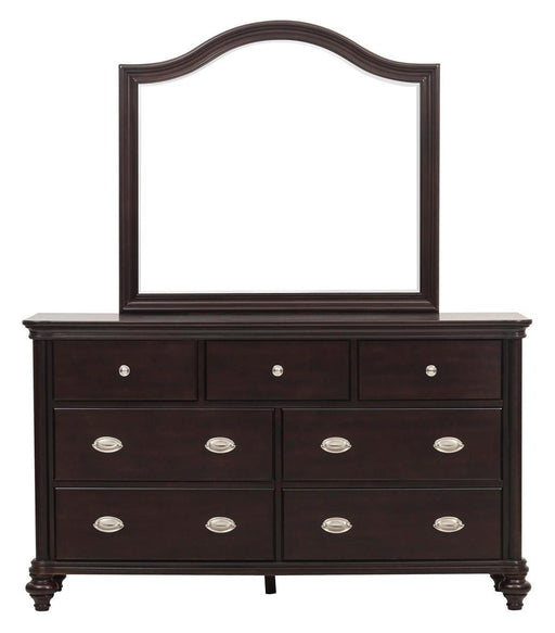Marston Mirror in Dark Cherry 2615DC-6 - VIP FURNITURE (NJ)