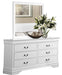 Mayville 6 Drawer Dresser in White 2147W-5 - VIP FURNITURE (NJ)