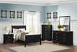 Mayville Full Sleigh Bed in Black 2147FBK-1 - VIP FURNITURE (NJ)