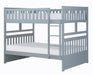 Orion Full/Full Bunk Bed in Gray B2063FF-1* - VIP FURNITURE (NJ)