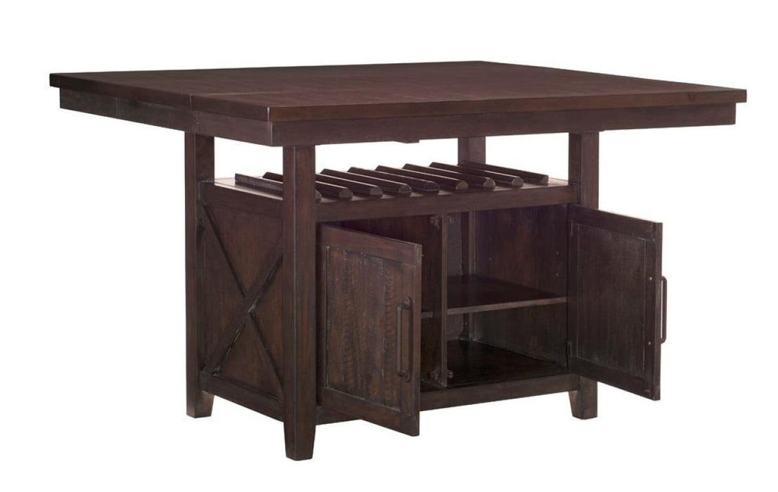 Oxton Counter Height Table in Dark Cherry 5655-36* - VIP FURNITURE (NJ)