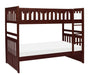 Rowe Twin/Twin Bunk Bed in Dark Cherry B2013DC-1* - VIP FURNITURE (NJ)