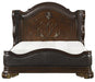 Royal Highlands Queen Upholstered Panel Bed in Rich Cherry 1603-1 - VIP FURNITURE (NJ)