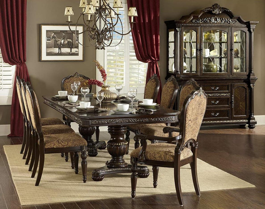 Russian Hill Arm Chair in Cherry (Set of 2) - VIP FURNITURE (NJ)