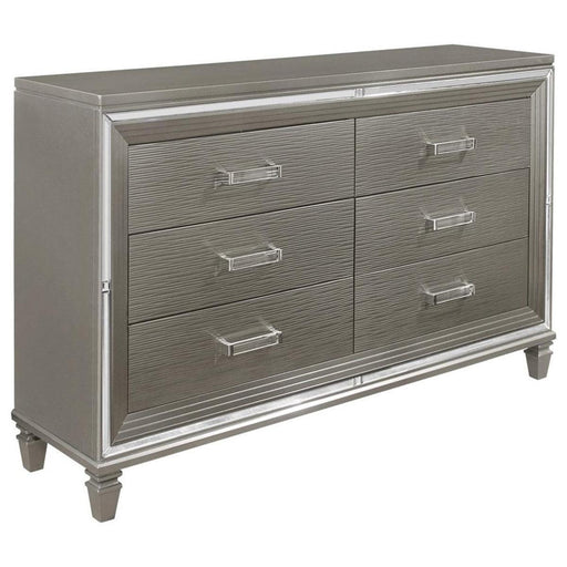 Tamsin Dresser in Silver Grey Metallic 1616-5 - VIP FURNITURE (NJ)